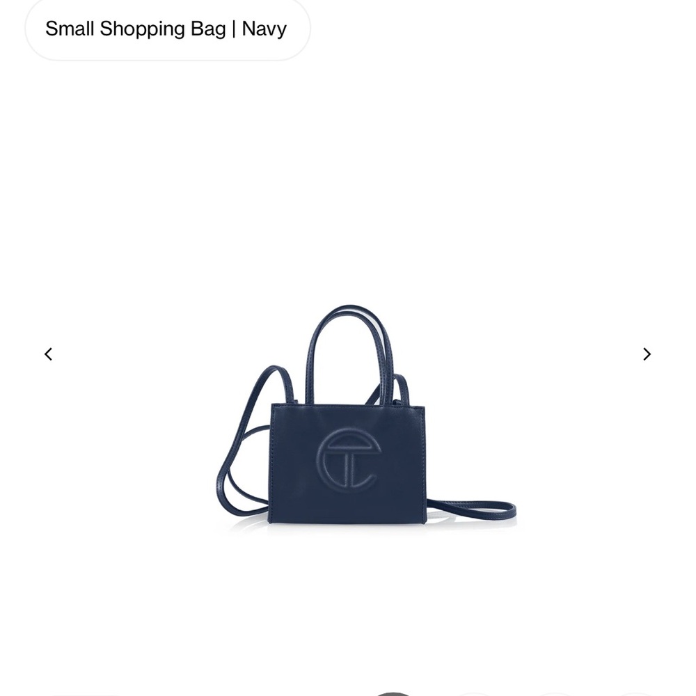 Telfar Navy Mini Bag